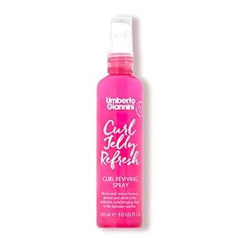 Umberto Giannini Curl Jelly Refresh — čokurošanās atsvaidzinošs veidojošs aerosols, kas paredzēts Zero Frizz, Defined Curls — mitrinošs aerosols & Scrunch Curl & Wavy Hair Styling