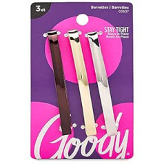 Goody Stay Tight metāla matu stieņi 3 Gd02607 — dažādas krāsas — 3 stieņi vienā iepakojumā no Goody