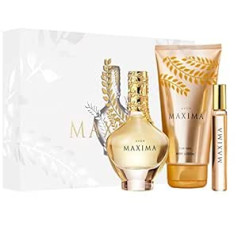Avon Maxima Eau de Parfum Set 50 мл + Карманный спрей 10 мл + Лосьон для тела 150 мл + Подарочная коробка для женщин Соблазнительный аромат
