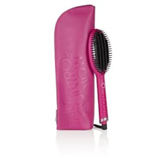 GHD Glide Pink Hot Brush, izlīdzinoša birste ar keramikas sildīšanas tehnoloģiju un jonizatoru, Orchid Pink, ierobežots izdevums