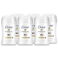 Dove 6 x Dove Invisible Dry Dezodorants Stick 40 ml