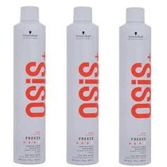 ‎Schwarzkopf Schwarzkopf OSiS+ Freeze 3 x 500 ml Osis Finish matu laka stiprai noturībai