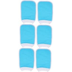 Minkissy , 6 шт., перчатки для ванны, отшелушивающие перчатки для ванны, губка для лица, спа-полотенца, полотенца для рук, перчатки для скруббера т