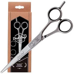 Dark Stag DS + Barber Scissors, 6,5 collas — profesionālas frizieru šķēres, termiski apstrādātas, izturīgas nerūsējošā tērauda, frizieru, griešanas un stila veidošanai