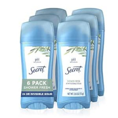 Secret 6x Secret Invisible Твердый дезодорант-антиперспирант SHOWER FRESH — из США