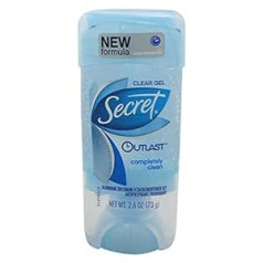 Secret Outlast Completely Clean Scent sieviešu caurspīdīgs želejveida pretsviedru līdzeklis un dezodorants 2,6 oz by Secret