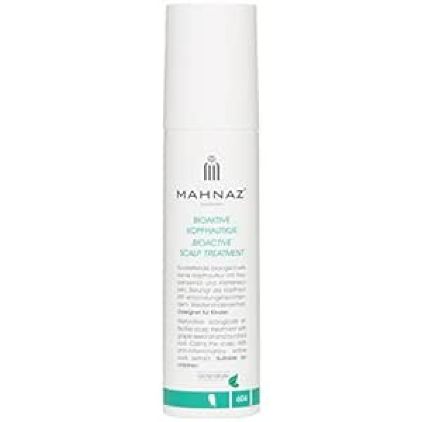 ‎Mahnaz MAHNAZ® Bioactive Scalp Treatment, успокаивающий интенсивный уход за сухой и зудящей кожей головы, подходит для малышей, веганский, 100 мл