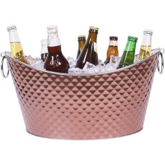 12L Drinks Cooler, Ice Bucket, Stainless Steel Champagne Bucket, Large Ice Bucket with Handle, Drinks Bucket for Parties, Home, Bar