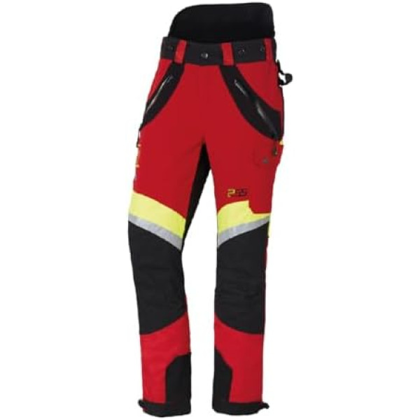 PSS X-Treme Air Cut Protection Trousers Red/Yellow, red/yellow