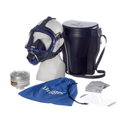 Dräger X-plore 6300 Full Face Mask Set Including A2B2E2K2HgP3 R D Filter and Other Accessories Universal Size Against Gases, Vapours, Fine Dust/Particles