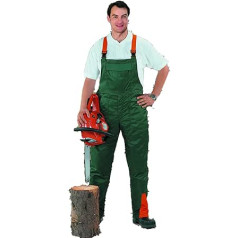 Forester's Dungarees ar griešanas aizsargpaneli zaļš/spilgti oranžs, zaļš/oranžs