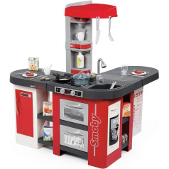 SMOBY-Kitchen Studio XXL Burbulis ar 38 piederumiem, imitē verdoša ūdens efektu, ledusskapis, cepeškrāsns, trauku mazgājamā mašīna, ledus dozators, kafijas automāts, 7600311025