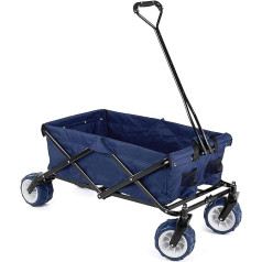 Yello BGG1675 Folding Camping Trolley Portable Folding Festival Cart Navy Blue