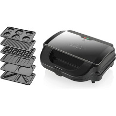 ETA Sandwich Maker 6 in 1 I Sorento Plus I Non-Stick Coating for Easy Cleaning without Burning I 900 Watt I Waffle Iron, Grill and Much More