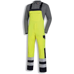 Uvex High-Vis 3623 vīriešu darba bikses — dzeltenas Hi-Vis Dungarees