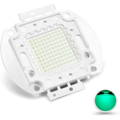 Chanzon lieljaudas LED mikroshēma 100 W ciāna (490 nm/3000 mA/DC 30 V–34 V/100 vati) īpaši spilgtas intensitātes SMD COB gaismas izstarotāja komponenti Diode 100 W spuldzes lampas lodītes DIY apgaismojums