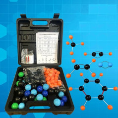 ZAPION Molekularer Modellbausatz für Bildungswissenschaften, Modellchemie, Schüler- oder Lehrerset zum Lernen der organischen und anorganischen Chemie