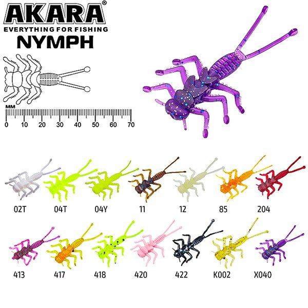 Silikona māneklis AKARA SOFTTAIL «Nymph ST»