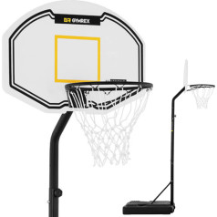 Mobilais basketbola grozu komplekts, regulējams uz statīva, augstums 190-260 cm