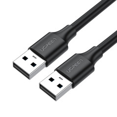 Elastīgs elastīgs kabelis USB 2.0 kabelis 480Mb/s 25cm melns