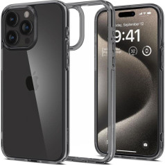 Spigen Ultra Hybrid maciņš iPhone 15 Pro Max, caurspīdīgs un pelēks