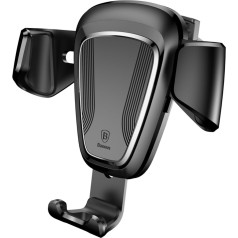 Gravity Car Mount, melns, ventilācijas atverēm 4-6''