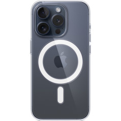 Apple Оригинальный силиконовый чехол Apple для iPhone 15 Pro Max Clear Case MagSafe, прозрачный