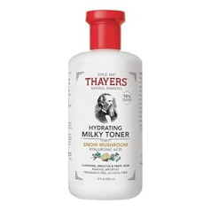 Thayer's THAYERS pienains sejas toniks, ādas kopšana ar sniega sēnīti un hialuronskābi, dabīgs maigs sejas toniks, sausai un jutīgai ādai, 355 ml