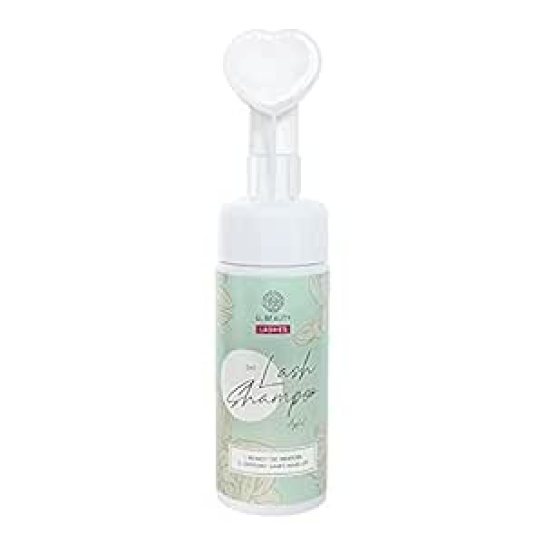 ‎Gl Beauty Skropstu pieaudzēšanas attīrošais putu skropstu šampūns Skropstu putu skropstu šampūns (Ābols, 150 ml)