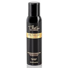 That'so That'So On The Go Extra Dark 125Ml - Intensīvs pašiedeguma aerosols sejai un ķermenim - Dabisks bronzējošs Ilgnoturīgs pretnovecošanās līdzeklis - 125 ml