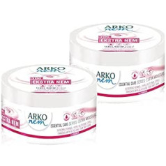 Arko Nem Extra Cream 250 ml x 2 Krēms sausai ādai Krēms sievietēm Vīriešiem 2 gabali 2 vienā komplektā