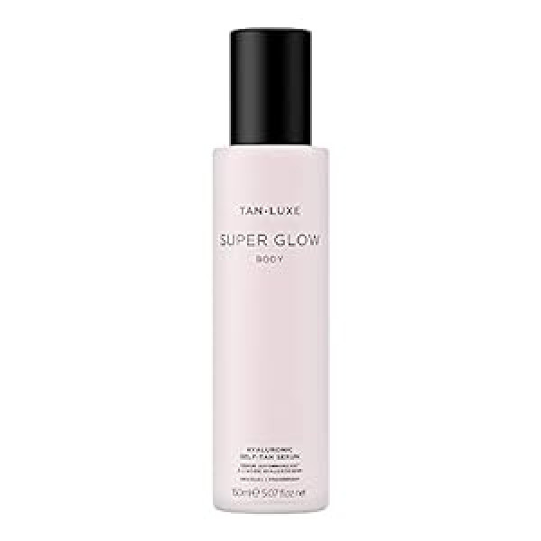 Tan Luxe Super Glow Body Self-Tanning Serum (150 ml) Gradual Fake Tanning Skin Care for Body, Cruelty-Free & Vegan