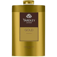Yardley London Gold talka pulveris - 250 g. 808 unces, Yardley dezodorējošais talks