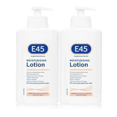 E45 – Dermatoloģiskais mitrinošais losjons – Twin Pack 500ml