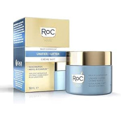 ‎Roc RoC - Multi Correxion Even Tone + Lift nakts krēms - pretgrumbu un novecošanās - sejas mitrinātājs - ar Hexyl R kompleksu un niacinamīdu - 50 ml