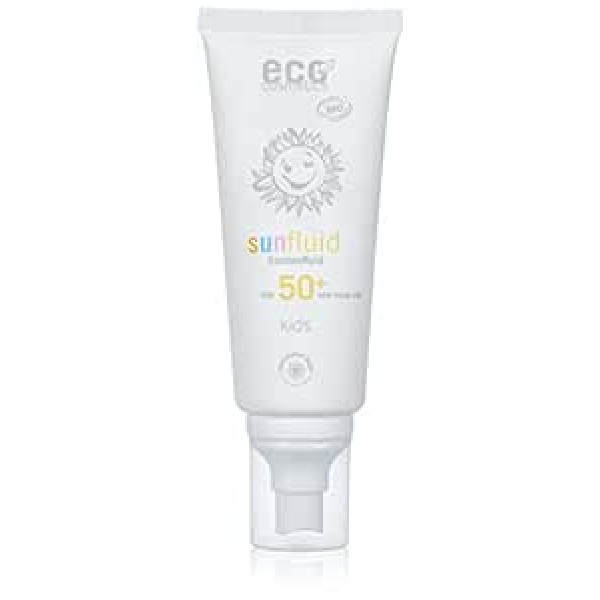 Eco Cosmetics eko kosmētika Kids Sunspray SPF50+, ūdensizturīgs, vegāns, bez mikroplastmasas, dabīgā kosmētika sejai un ķermenim, 1 x 100 ml