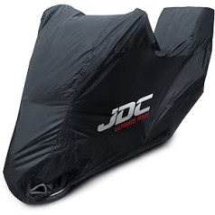 JDC 100% wasserdichte Motorradabdeckung – Ultimate RAIN (Strapazierfähig, weiches Futter, hitzebeständig, verschweißte Nähte) - S Top-Box