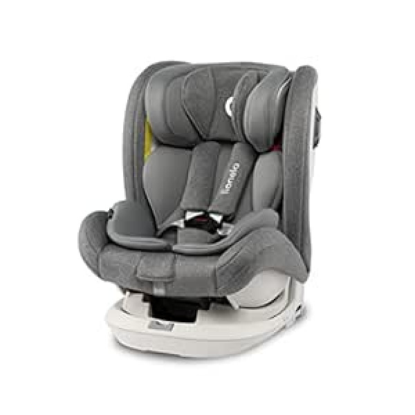 Детское кресло LIONELO Bastiaan RWF, Isofix, детское сиденье вращается на 360 градусов, Top Tether, от рождения до 36 кг, выдвигается по направлению движения и п