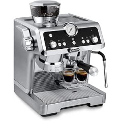 De'Longhi La Specialista Prestigio EC 9355.M - espresso filtrēšanas mašīna, espresso automāts ar integrētu dzirnaviņas un profesionālu piena putu sprauslu, nerūsējošais tērauds