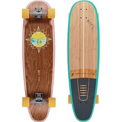 BTFL Surfskate Board Ideales Surftraining for Balance, Carving & Pumping. Комплект Surf-Skateboard mit G-Truck Surfskate Achse und Rollen für Anfänger und Fortgeschrittene: Сол, Коди, Моби и Аурелия