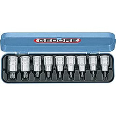 Gedore GITX19PM Torx skrūvgriežu komplekts 1/2In Itx19Pm 615897