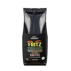 Herbaria Fritz Coffee Whole Bean Organic Pack of 1 x 1 kg