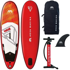 Aquamarina Unisex - Стол Wave для взрослых Sup Board, красно-оранжевый, однотонный
