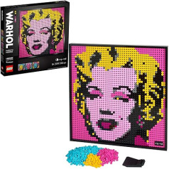 Lego 31197 Art Andy Warhol's Marilyn Monroe DIY Collector's Edition, настенный декор, набор холстов из нескольких панелей для взрослых