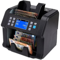 ZZap NC50 banknošu skaitītājs un viltojumu detektors — jauktu nominālu vērtību skaitītājs — skaidras naudas automāts