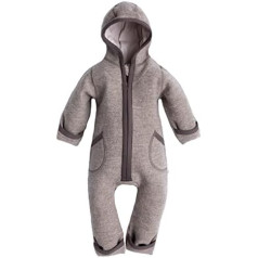 cocoome Wollwalk Overalls Baby Natural Merino Wool with Zip | Walk Wool Suit for Baby to Toddler | Wool Detergent Included | Various Sizes and Models