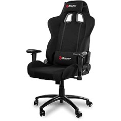 Arozzi Inizio Mesh Fabric Ergonomic Computer Gaming/Office Chair with High Backrest, Recliner, Swivel, Tilt, Rocker, Adjustable Height and Adjustable Lumbar and Neck Support Pillows - Black