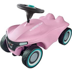 BIG-Bobby-Car Neo Light Pink - коляска для использования в помещении и на улице, детский автомобиль с шинами Whisper в современном дизайне, для детей от 1 года