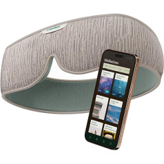Hoom Band Ultimate | Беспроводные наушники для сна Bluetooth 5.2 | 100% затемняющая маска | Звуковая терапия, бесплатные гипнотические истории, медитация
