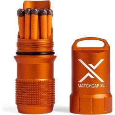 Exotac Wasserdichter Behälter MatchCap XL Оранжевый, 004100-ORG